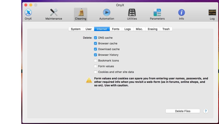 Onyx mac cleaner