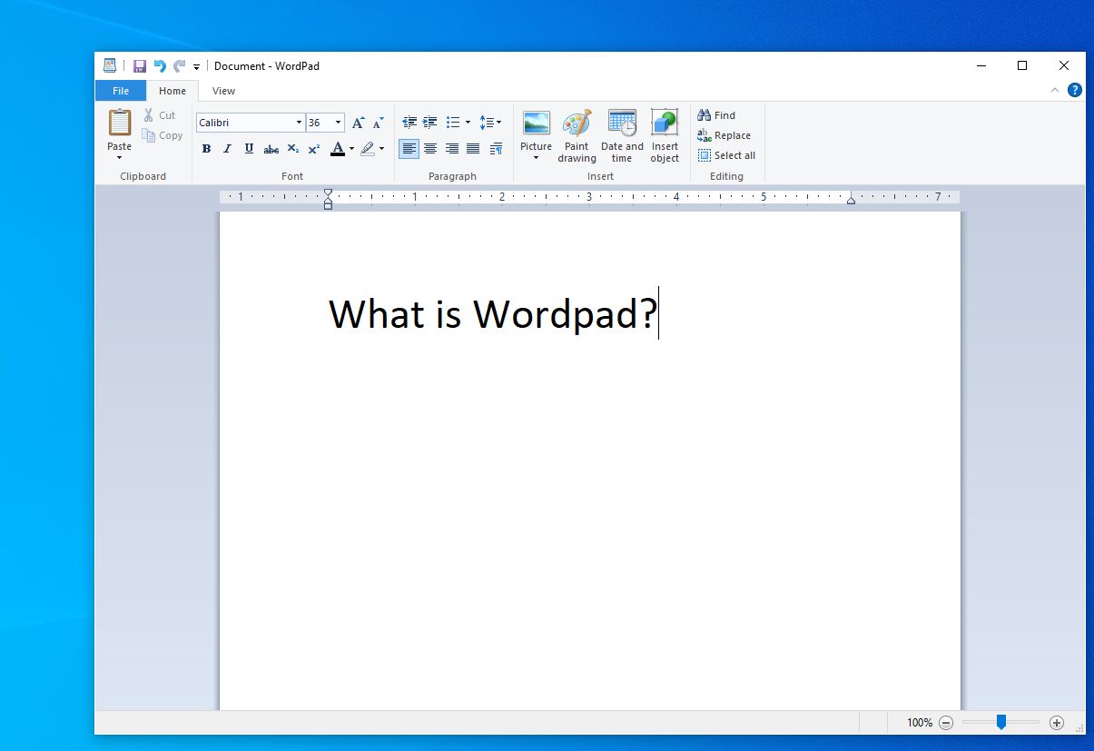 What is WordPad