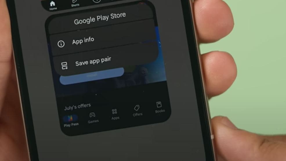 Saves app pairs