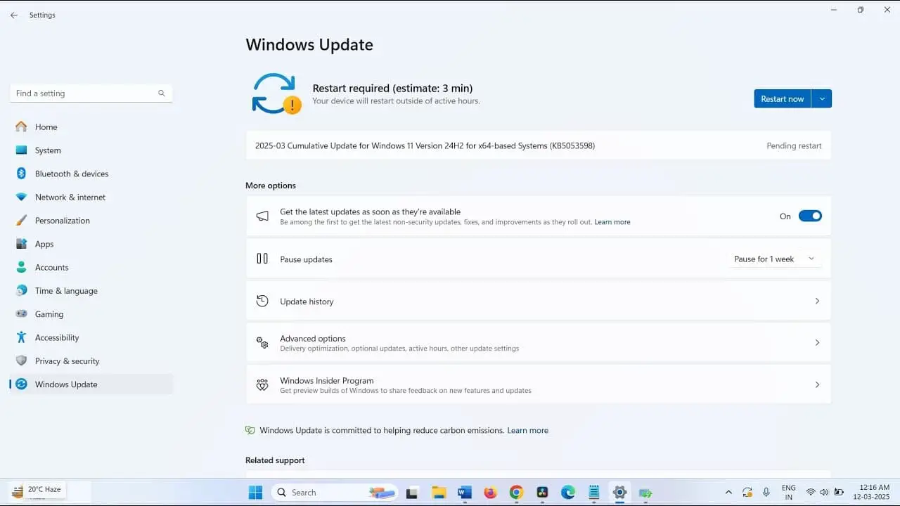 Windows 11 update