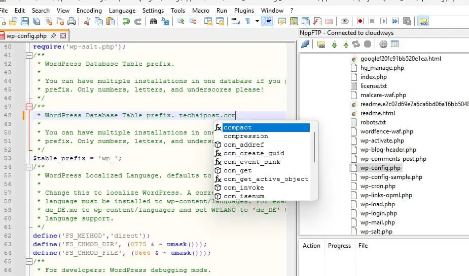 Edit Server Files with Notepad++ FTP
